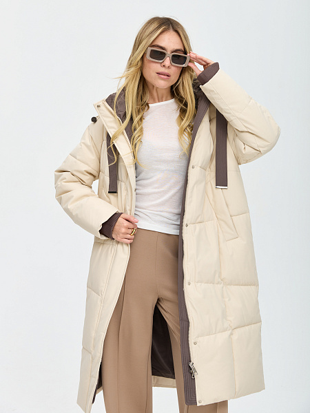 Куртка LAWINTER  модель 84494, цвет Бежевый Куртка LAWINTER  модель 84494, цвет Бежевый