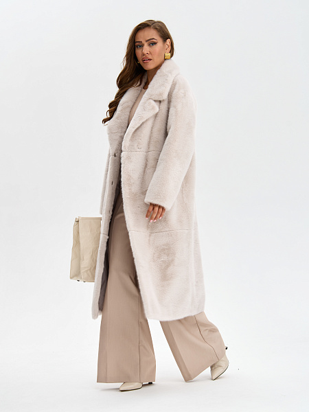 Шуба LAWINTER  модель 53933, цвет Молочный