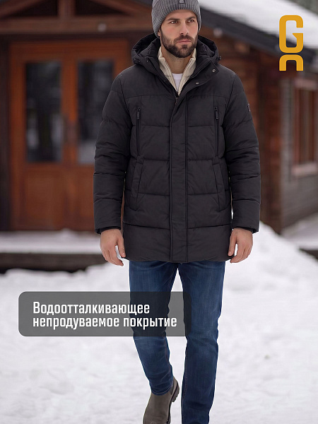 Пуховик мужской зимний GRIZMAN, темно-синий, модель 75962