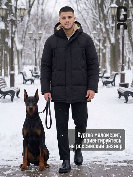 Пуховик мужской зимний GRIZMAN, черный, модель 75192