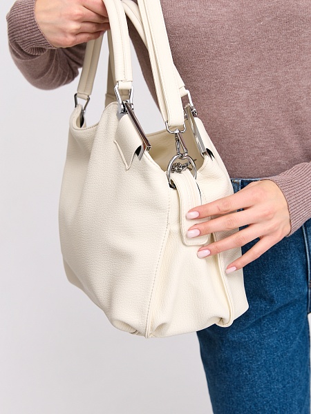 Сумка PARISOT  модель 13162, цвет Молочный