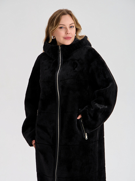 Дубленка LAWINTER  модель 35253, цвет Черный