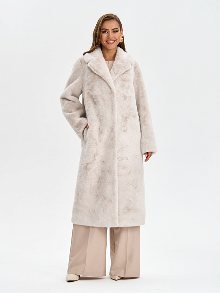 Шуба LAWINTER  модель 5391, цвет Молочный