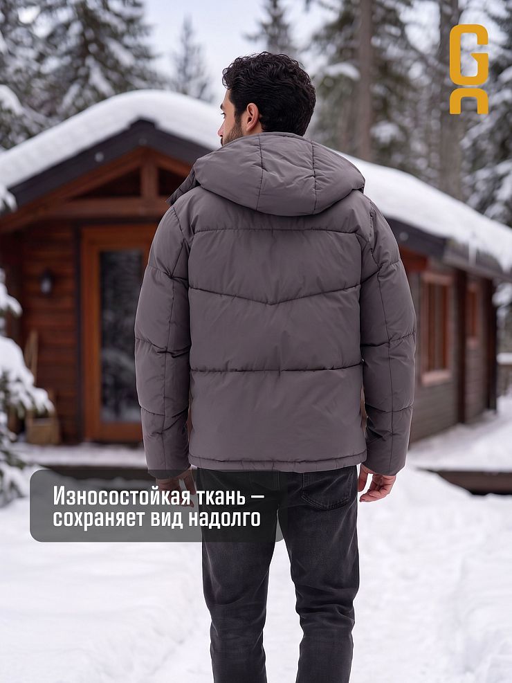 Куртка мужская зимняя GRIZMAN, графит, модель 76293