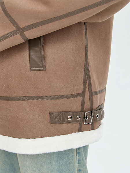 Дубленка LAWINTER  модель 35338, цвет Мокко