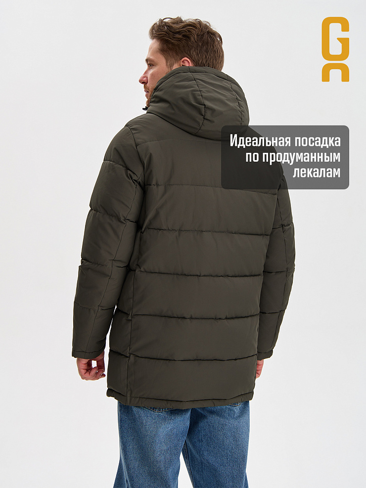 Пуховик мужской зимний GRIZMAN, хаки, модель 73224