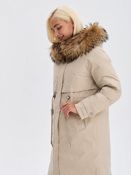 Куртка LAWINTER  модель 83726, цвет Молочный