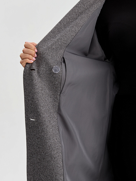 Пальто LAWINTER  модель 84423, цвет Темно-серый