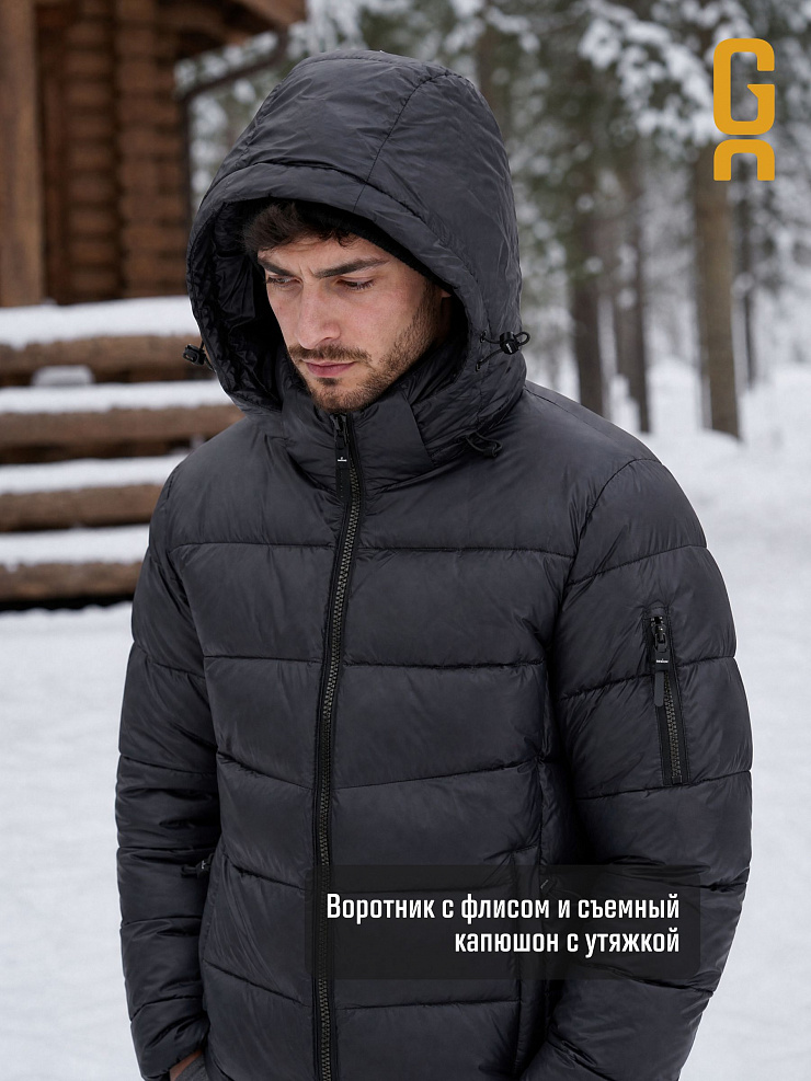 Куртка мужская зимняя GRIZMAN, темно-синяя, модель 73550