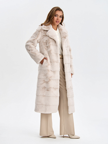 Шуба LAWINTER  модель 53591, цвет Молочный