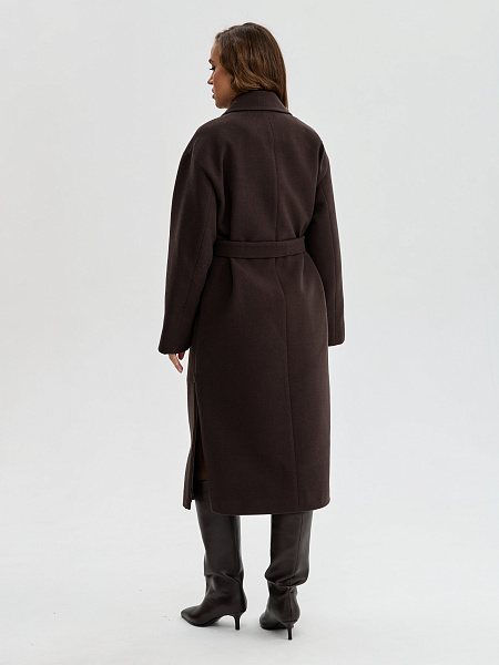 Пальто LAWINTER  модель 83891, цвет Темно-коричневый
