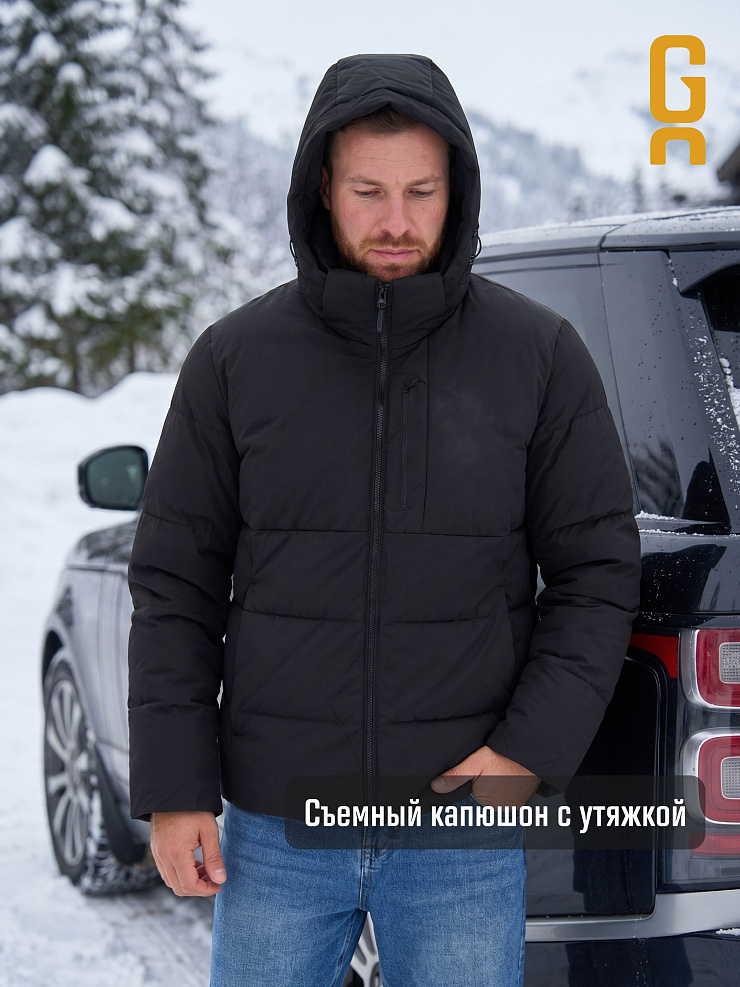 Пуховик мужской зимний GRIZMAN, черный, модель 71891