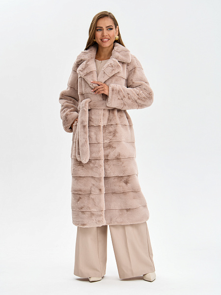 Шуба LAWINTER  модель 53591, цвет Пудра