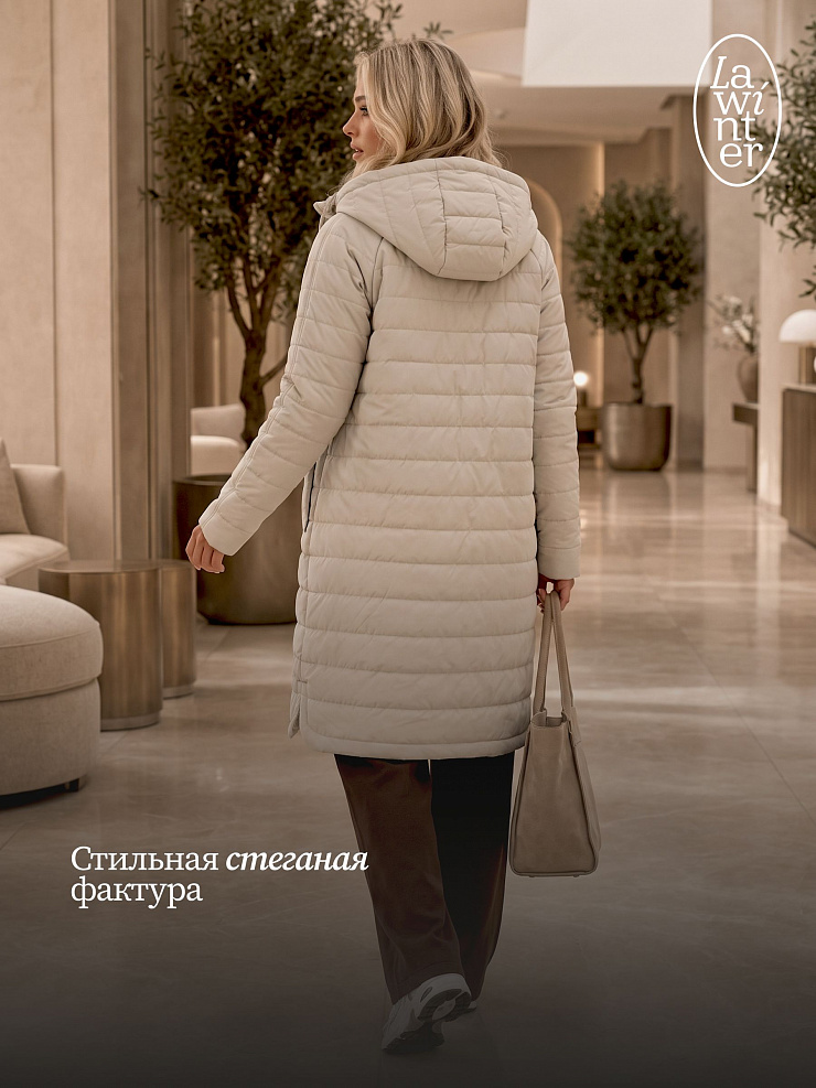 Куртка женская демисезонная LAWINTER, олива, модель 83781