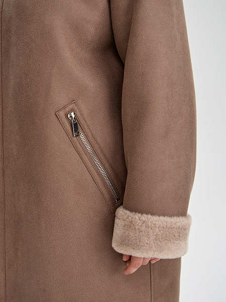 Дубленка LAWINTER  модель 35475, цвет Мокко