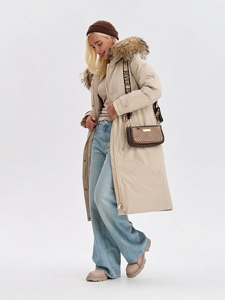 Куртка LAWINTER  модель 83726, цвет Молочный