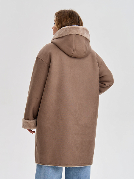 Дубленка LAWINTER  модель 35475, цвет Мокко
