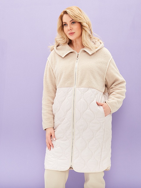 Куртка LAWINTER  модель 81458, цвет Молочный