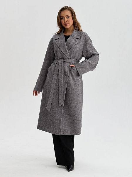 Пальто LAWINTER  модель 84423, цвет Темно-серый