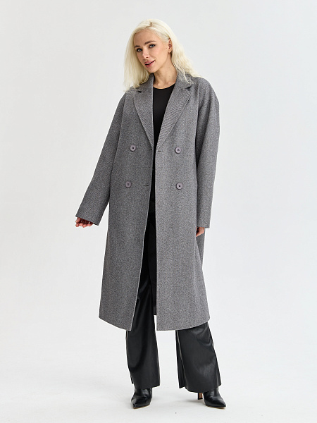 Пальто LAWINTER  модель 83891, цвет Темно-серый