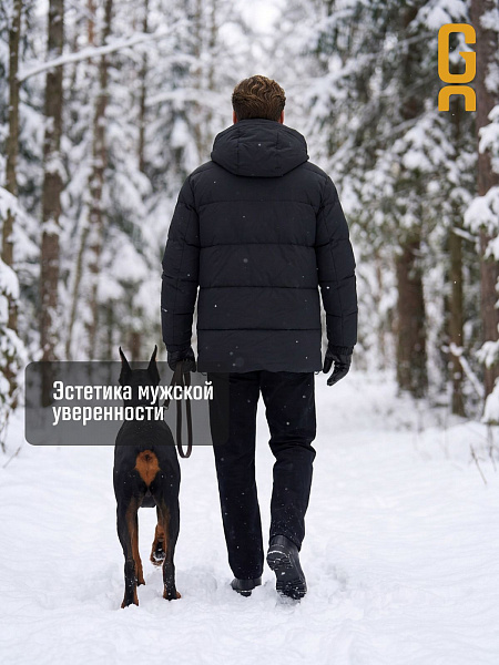 Куртка мужская зимняя GRIZMAN, темно-синяя, модель 72684