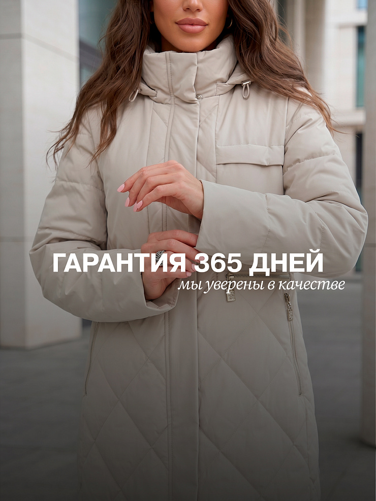 Пальто женское демисезонное LAWINTER, олива, модель 83462