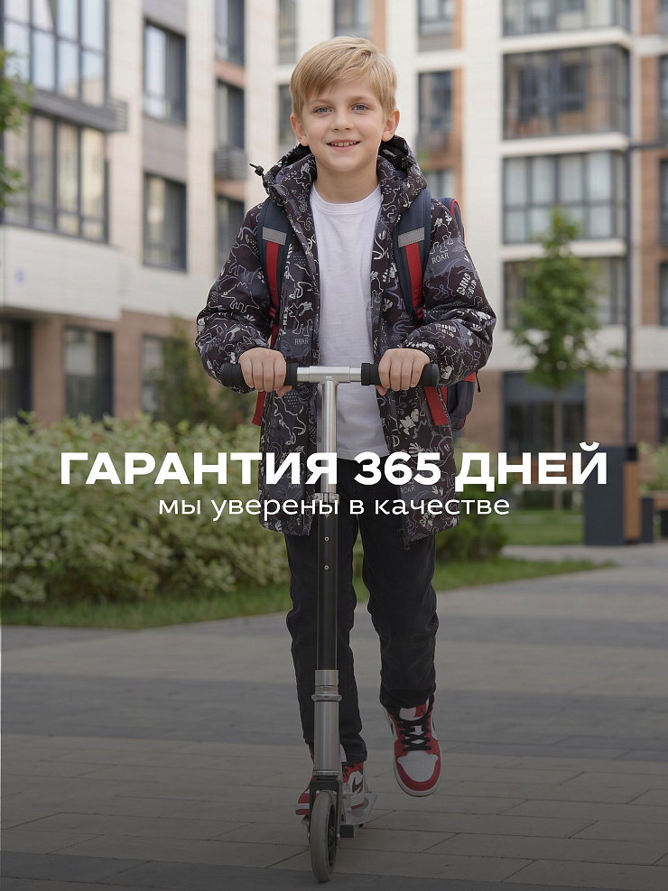 Куртка для мальчика демисезонная BRITT, черно-серая, модель 65718
