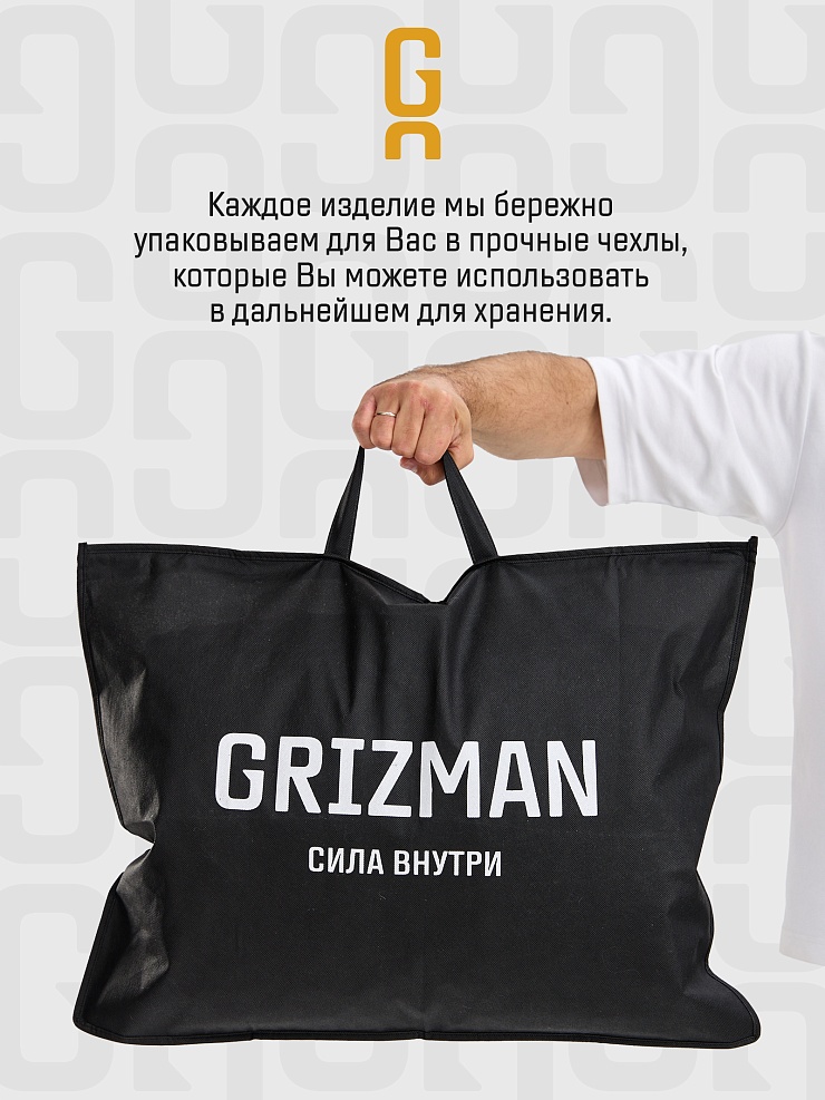 Пальто мужское осеннее GRIZMAN, черное, модель 73132