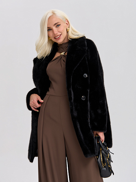 Шуба LAWINTER  модель 54243, цвет Черный