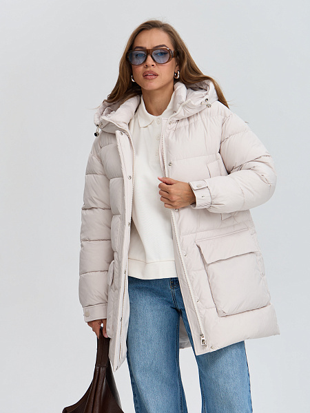 Куртка LAWINTER  модель 85544, цвет Молочный