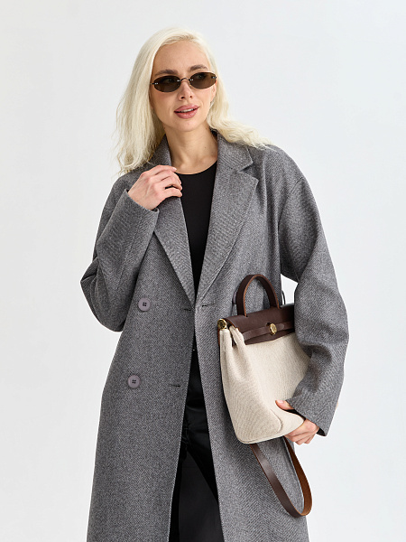 Пальто LAWINTER  модель 83891, цвет Темно-серый