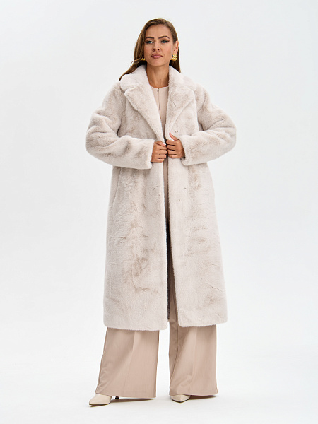 Шуба LAWINTER  модель 5391, цвет Молочный