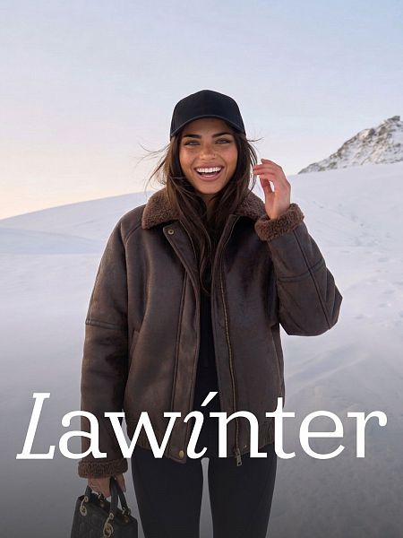 Дубленка женская демисезонная LAWINTER, коричневая, модель 36144