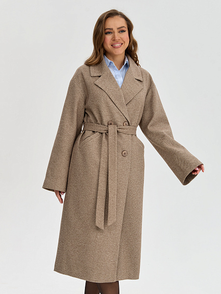 Пальто LAWINTER  модель 84423, цвет Коричневый