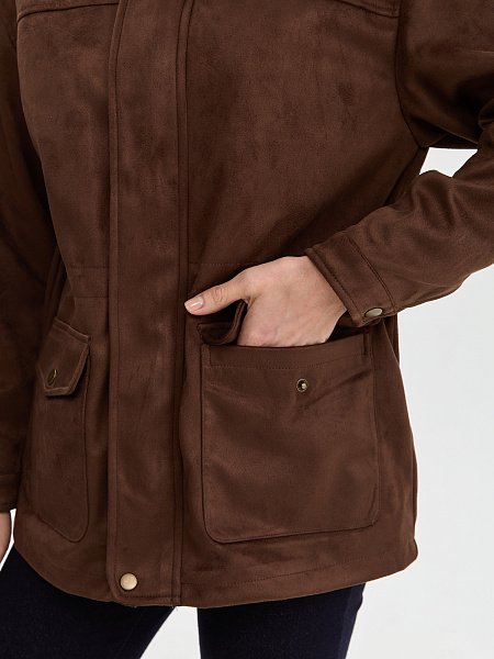 Куртка LAWINTER  модель 25587, цвет Темно-коричневый