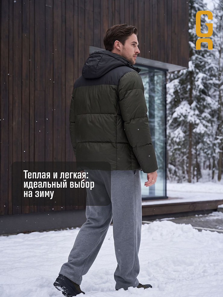 Куртка мужская зимняя GRIZMAN, хаки, модель 76238