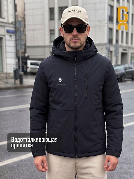 Куртка мужская демисезонная GRIZMAN, темно-синяя, модель 70479