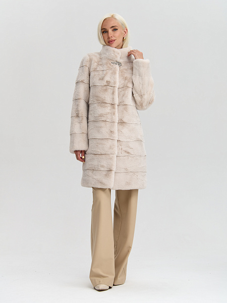 Шуба LAWINTER  модель 53961, цвет Молочный