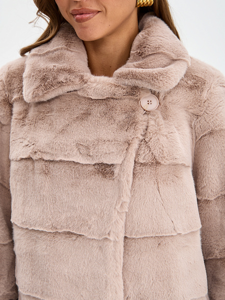 Шуба LAWINTER  модель 53591, цвет Пудра