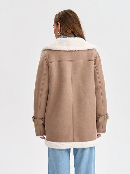 Дубленка LAWINTER  модель 35667, цвет Мокко