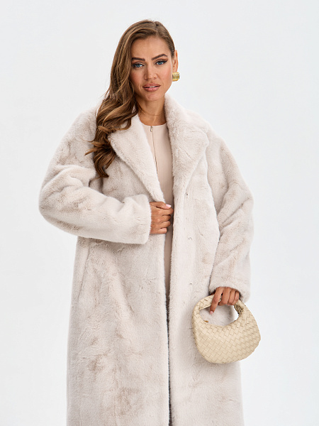 Шуба LAWINTER  модель 5391, цвет Молочный