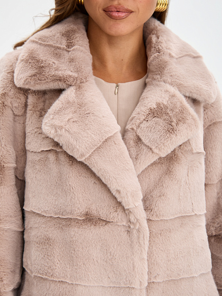 Шуба LAWINTER  модель 53591, цвет Пудра