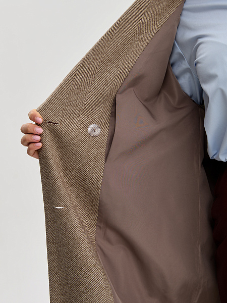 Пальто LAWINTER  модель 84423, цвет Коричневый