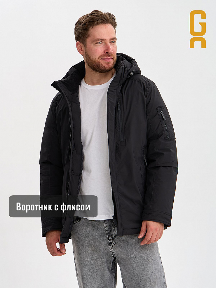 Куртка мужская зимняя GRIZMAN, черная, модель 75423