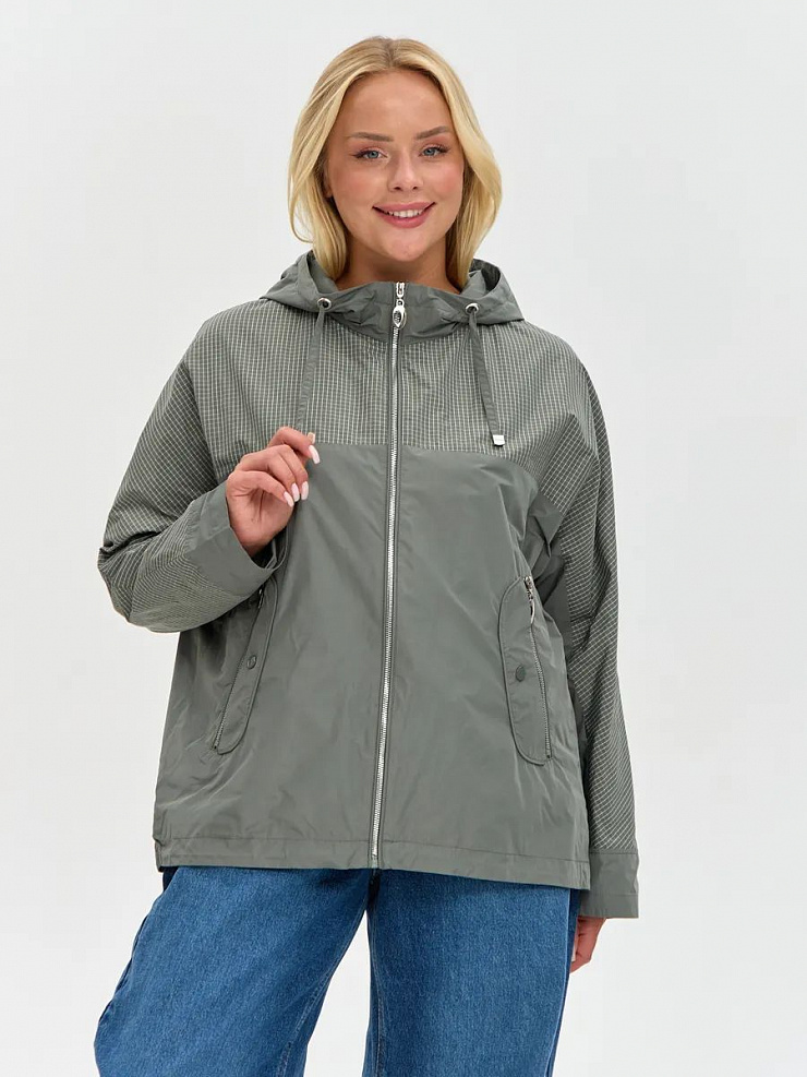Куртка женская осенняя LAWINTER, мята, модель 84704