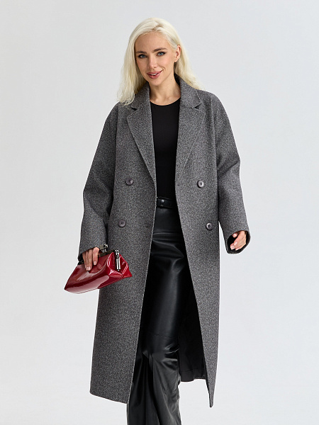 Пальто LAWINTER  модель 83891, цвет Серый