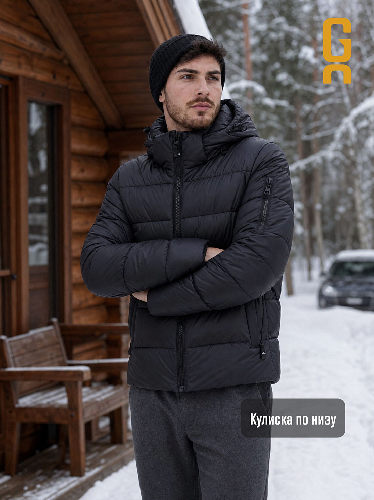 Куртка мужская зимняя GRIZMAN, темно-синяя, модель 73550