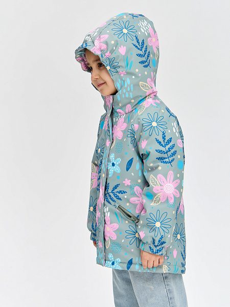 Куртка BRITT  модель 64412, цвет Зелено-розовый