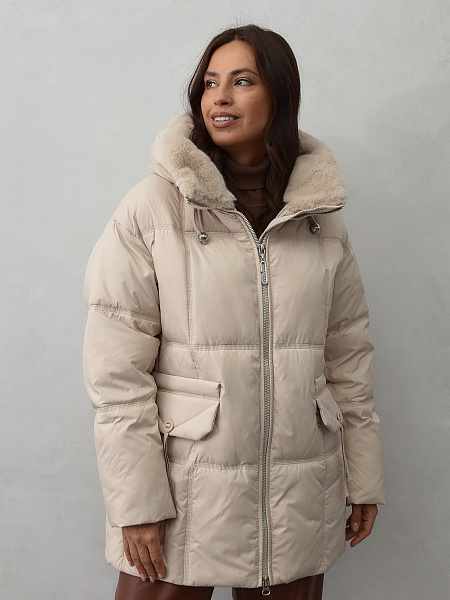 Куртка LAWINTER  модель 84222, цвет Молочный
