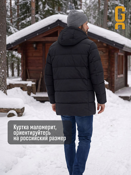 Пуховик мужской зимний GRIZMAN, темно-синий, модель 75962